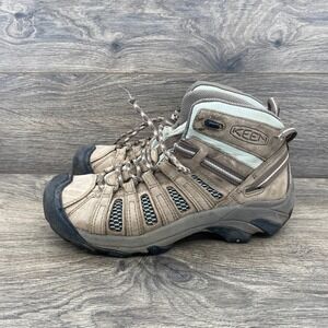 Keen Voyager Mid Athletics Leather Hiking Boots Women's 7.5 US Brown 5257-DZSS
